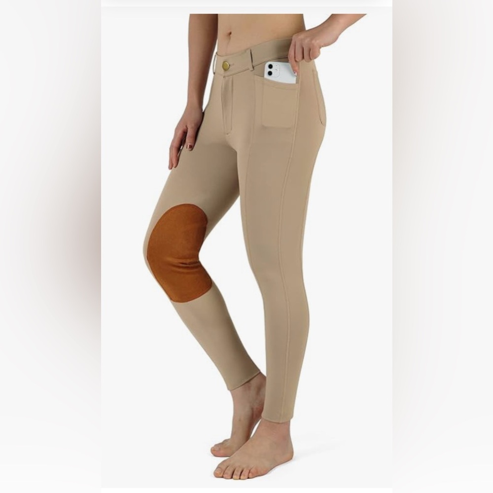 Women's Tan Equestrian Breeches